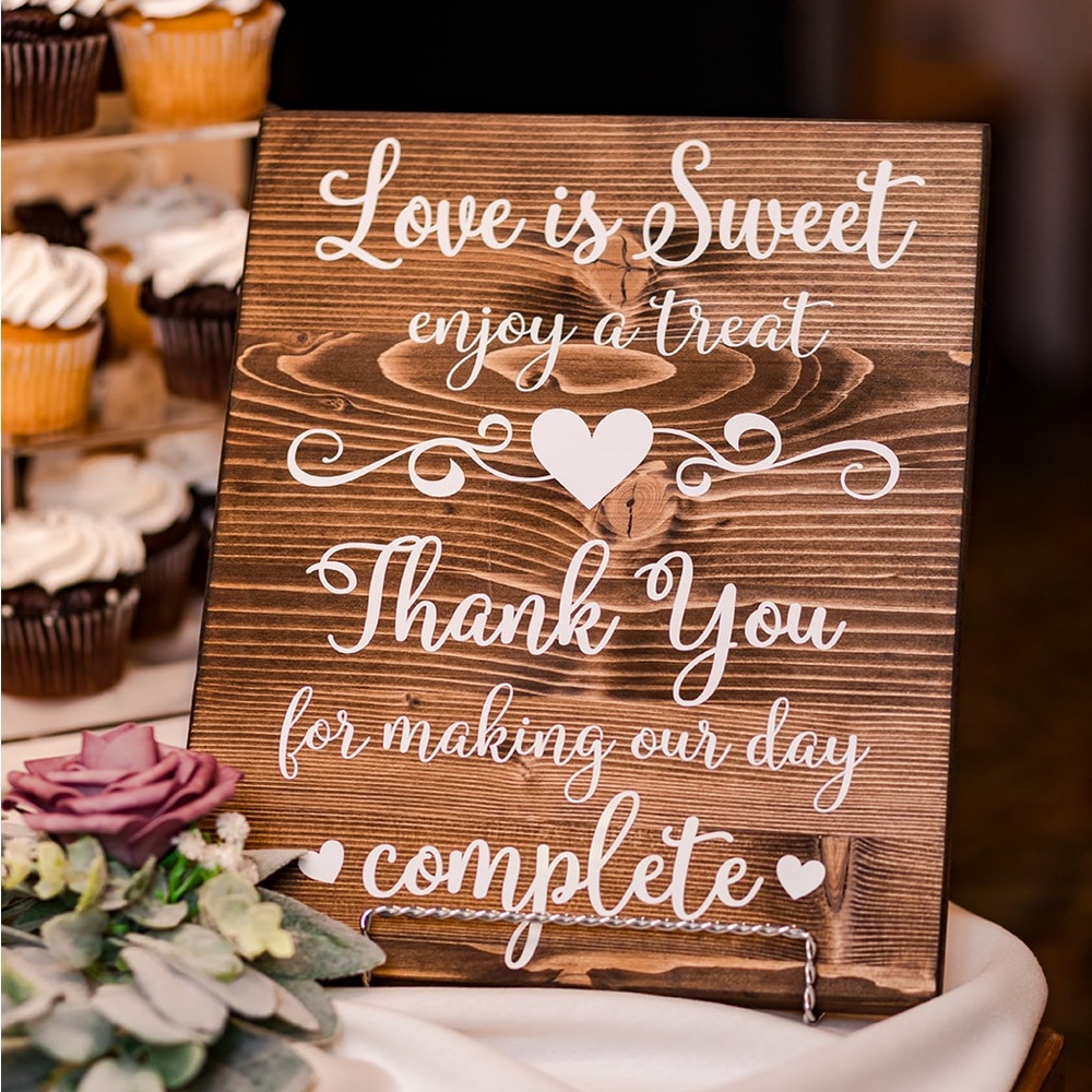 “Love is Sweet” Sign